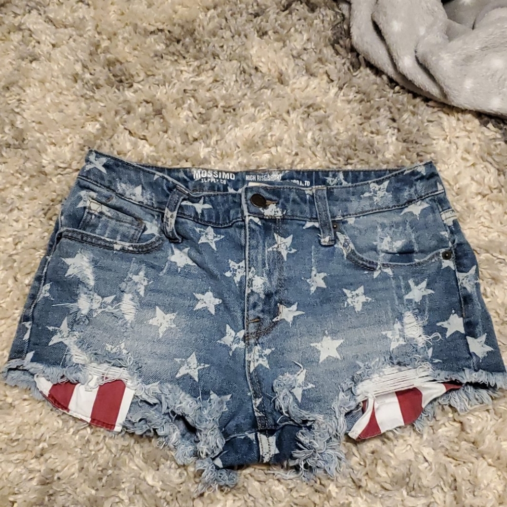 High rise shorts